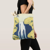 Tote Bag Coussin de jetée Asiatique à Cascade (De près)