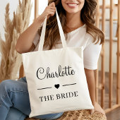 Tote Bag Coutume L'Équipe Mariée De Bachelorette