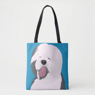 Tote Bag Coutume tout plus de - imprimez le vieux chien