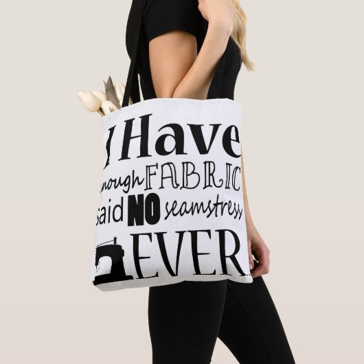 Tote Bag Couture ・ Pas Suffisamment D'Artisanat De Tissu (De près)