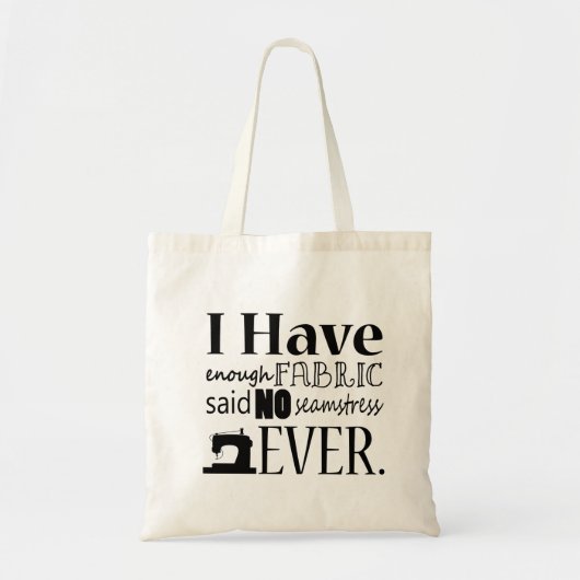 Tote Bag Couture ・ Pas Suffisamment D'Artisanat De Tissu (Devant)