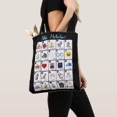 Tote Bag Couverture Alphabet de la Bible (De près)