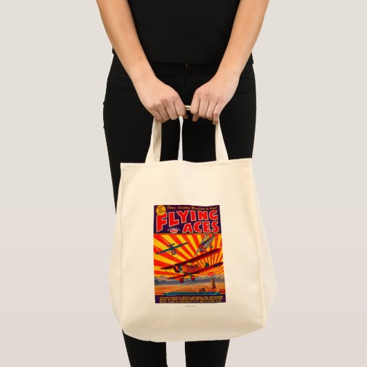 Tote Bag Couverture du magazine Flying Aces (Devant (produit))