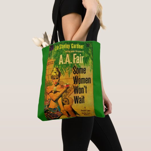 Tote Bag Couverture du roman de pulpe de 1953 Certaines fem (De près)