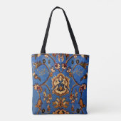 Tote Bag Couverture orientale bleue (Dos)