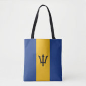 Tote Bag Couverture totale du drapeau Bajan barbare (Devant)