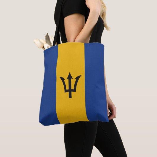 Tote Bag Couverture totale du drapeau Bajan barbare (De près)