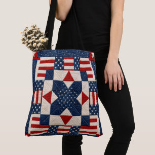 Tote Bag Couvre-lit étoilé patriotique américain