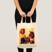 Tote Bag Cow-girl (Devant (produit))