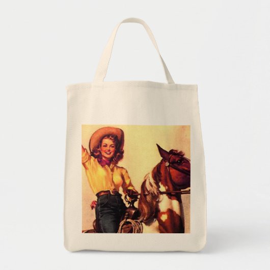 Tote Bag Cow-girl (Devant)
