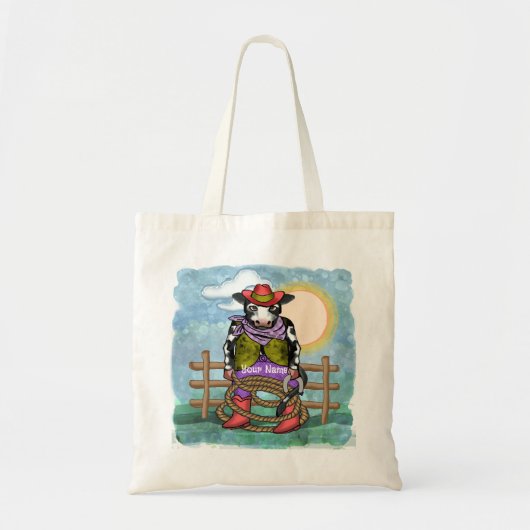 Tote Bag Cow Poke (Devant)