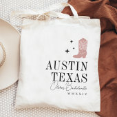 Tote Bag Cowboy Boot Personnalisé Bachelorette Party