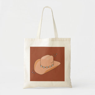 Tote Bag Cowboy Casquette rouille Terracotta
