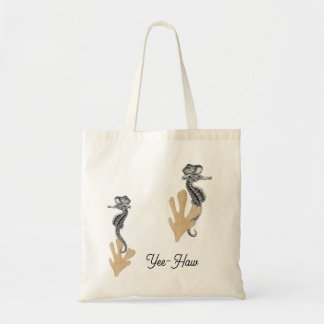 Tote Bag Cowboy Seahorse