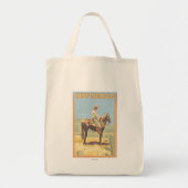 Tote Bag Cowboy (Vue latérale)Nouveau-Mexique (Devant)