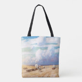 Tote Bag Cowboys occidentaux vintages, Wagons couverts par  (Dos)