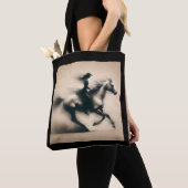 Tote Bag Cowgirl à cheval, Western Cowgirl (De près)