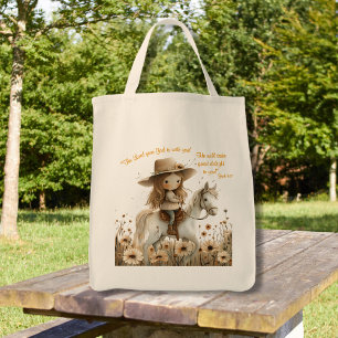 Tote Bag Cowgirl Bohème Cheval