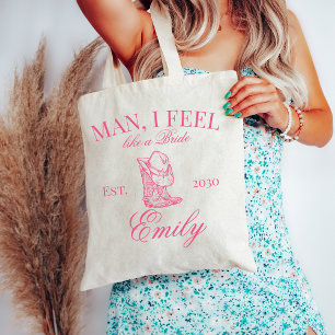 Tote Bag Cowgirl personnalisée Bacheloro Party Social Club