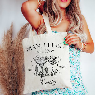 Tote Bag Cowgirl personnalisée Bacheloro Party Social Club