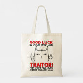 Tote Bag Coworker Quitter Quitter Quitter Se Retirer Emploi (Dos)