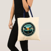 Tote Bag Cozumel Mexique Plongée Scuba Sunset Souvenir 80s (Devant (produit))