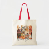Tote Bag Cozy Autumn Season Brushstroke (Devant)