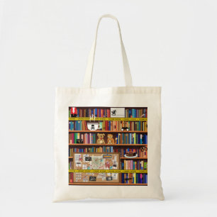 Tote Bag Cozy Mysteries Bookshelf