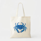Tote Bag Crabe côtier bleu (Devant)