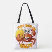 Tote Bag Crabe drôle (Dos)