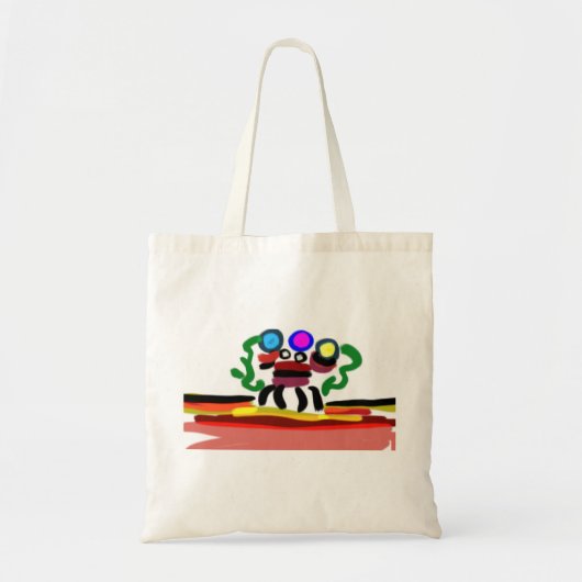 Tote Bag Crabe été déchiqueté (Devant)