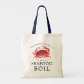 Tote Bag Crabe/Fruits de mer Faire bouillir| Thème de fruit (Devant)