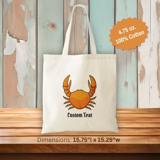 Tote Bag Crabe orange