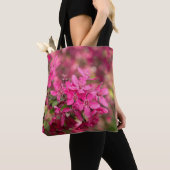 Tote Bag Crabe Pommes en fleurs (De près)