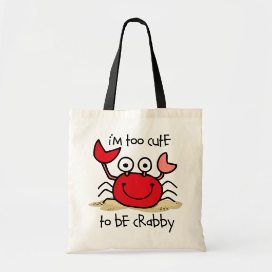 Tote Bag Crabe trop mignon (Devant)