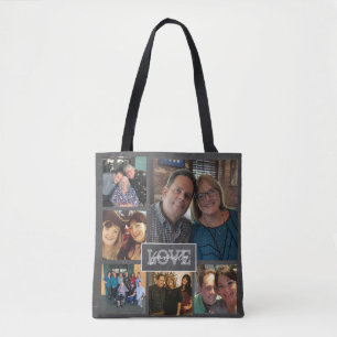 Tote Bag Craie à la mode manuscrite de photo faite sur