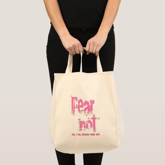 Tote Bag Crainte pas Christian Rose Grunge (Devant (produit))