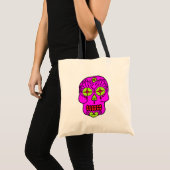 Tote Bag Crâne à sucre (Devant (produit))