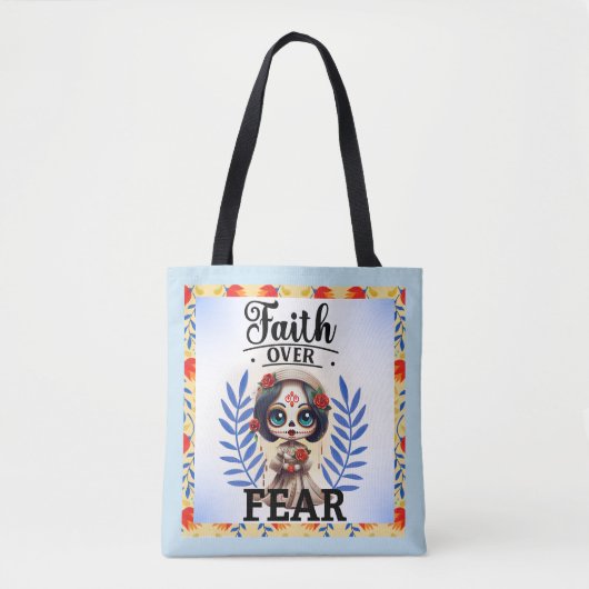Tote Bag Crâne à sucre de foi (Devant)