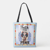 Tote Bag Crâne à sucre de foi (Dos)