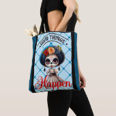 Tote Bag Crâne à sucre mou (De près)