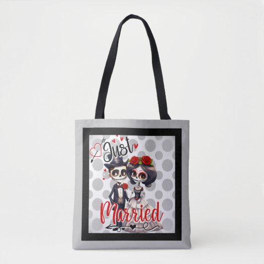 Tote Bag Crâne à sucre mou (Devant)