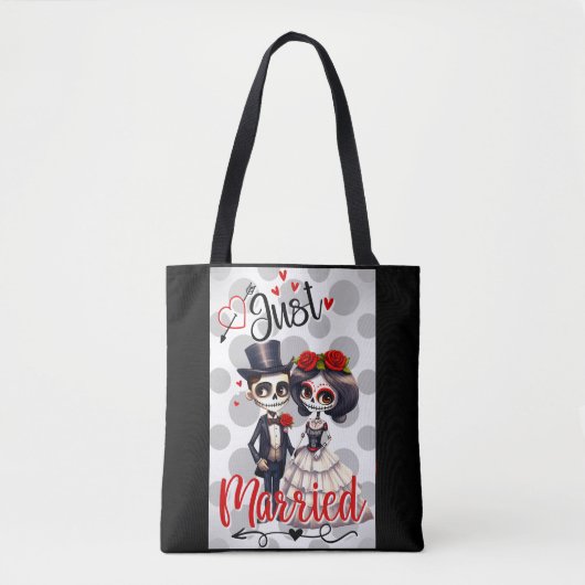 Tote Bag Crâne à sucre mou (Devant)