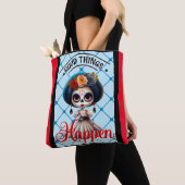 Tote Bag Crâne à sucre mou (De près)