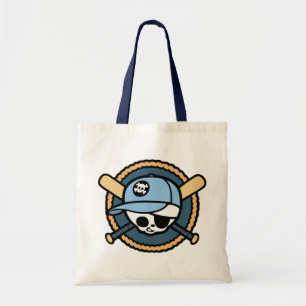 Tote Bag Crâne de base-ball et Crossbats - garçons