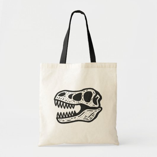 Tote Bag Crâne de dinosaure (Devant)