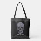 Tote Bag Crâne de fausse pierre (Dos)