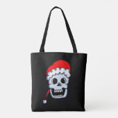 Tote Bag Crâne de Noël (Dos)