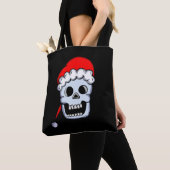Tote Bag Crâne de Noël (De près)