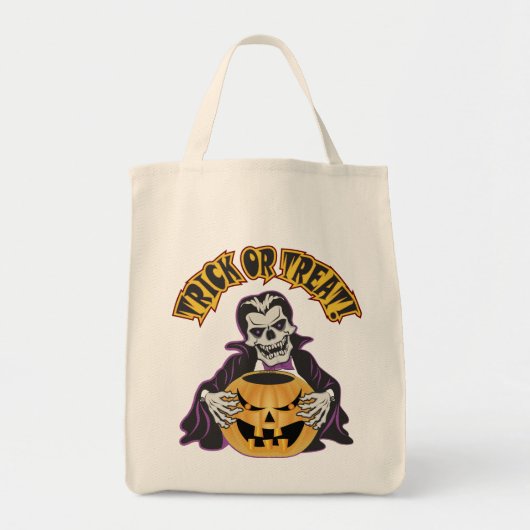 Tote Bag Crâne Dracula (Devant)